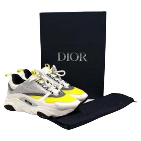 dior b22 blanche jaune|chaussures Dior b22.